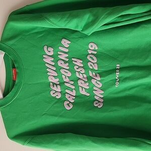 Green Men's Graphic Sweater